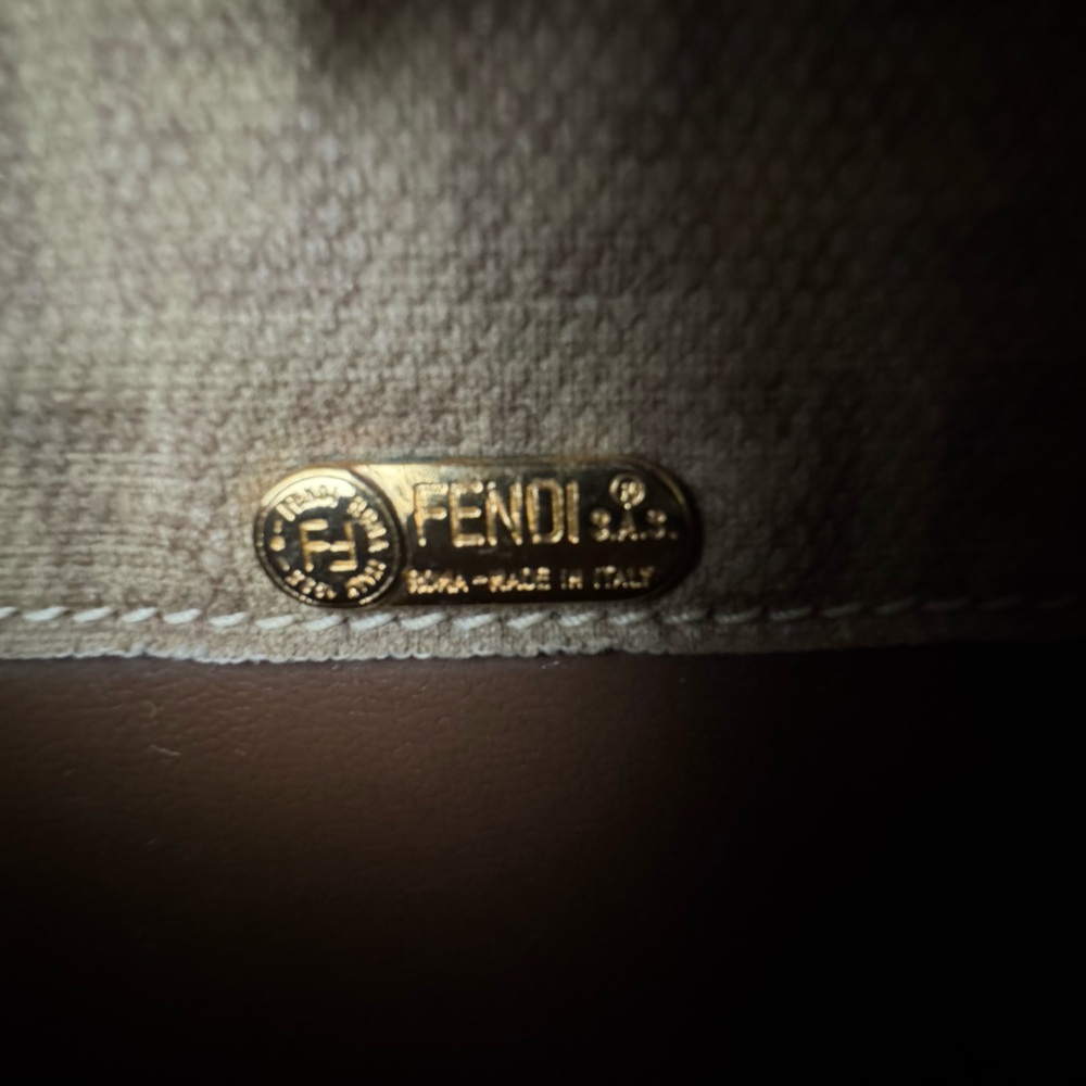 Fendi Zucchino Canvas Mini Crossbody (Vintage) - Picture 13 of 16